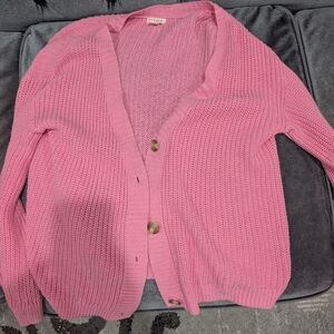 Girls Cat And Jack Pink Sweater